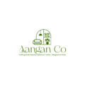 The logo of Aangan Co interior design company in Noida
